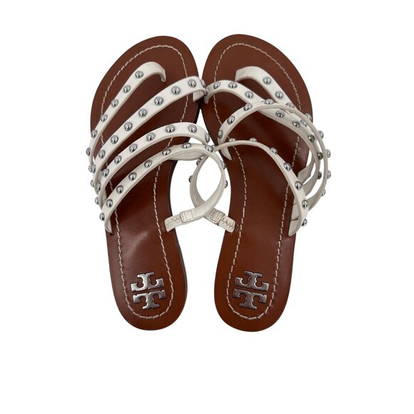 TORY BURCH PATOS STUDS‎ STRAPPY SANDAL Size 5.5 - Picture 5 of 7